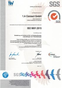ISO 9001:2015 Urkunde