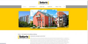Webdesign für SolarisImmo.de